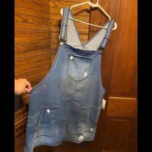 NWT SO 3X Overall Dress